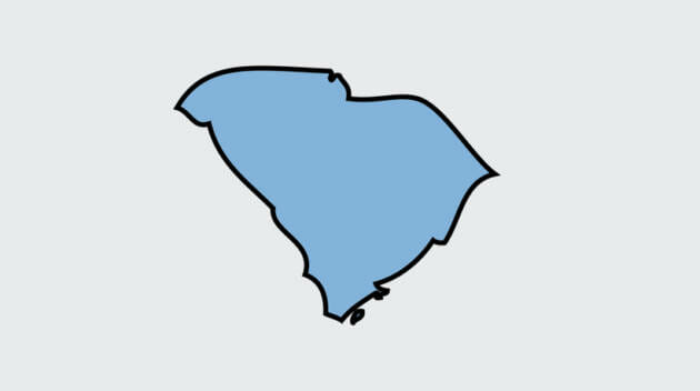 South Carolina state outline