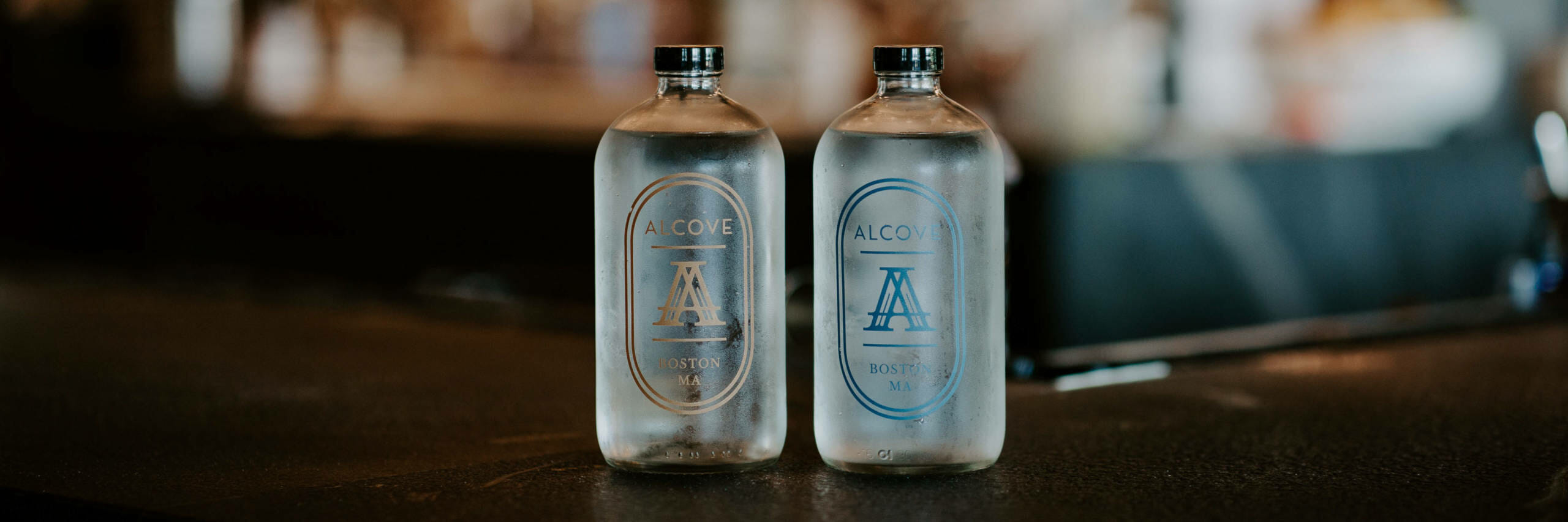 Alcove custom branded bottle