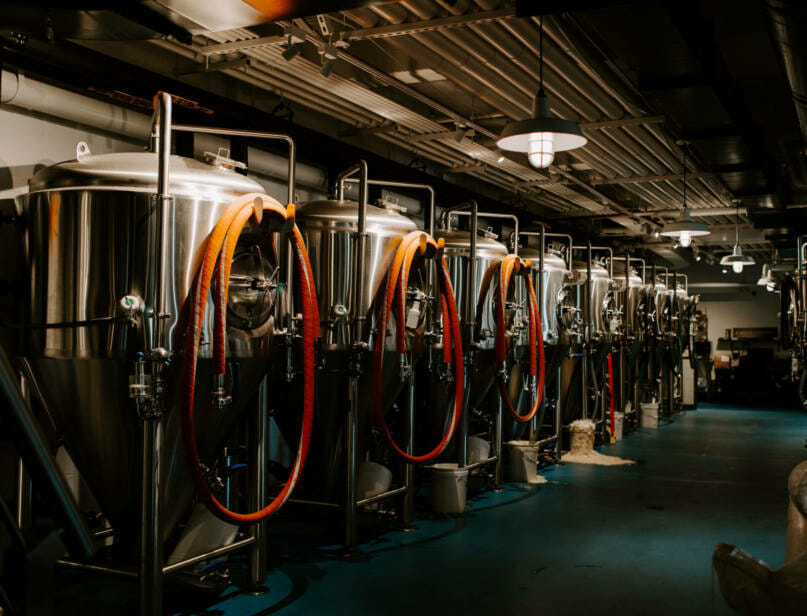 Brewery filtration equipment by bluedrop water.
