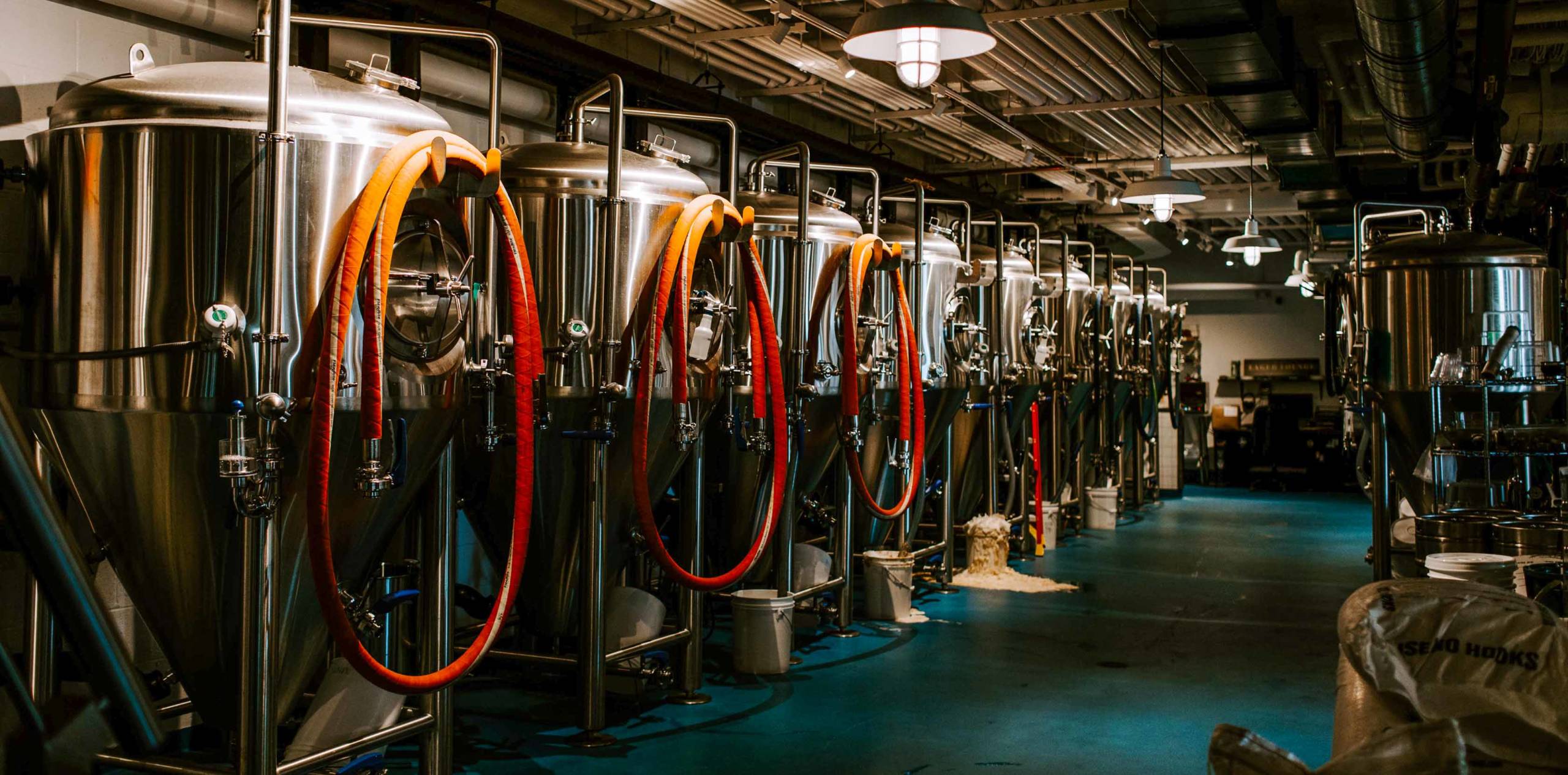 Brewery equipment using the bluedrop water system for filtration.