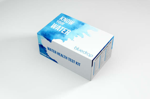 A bluedrop water testing kit.