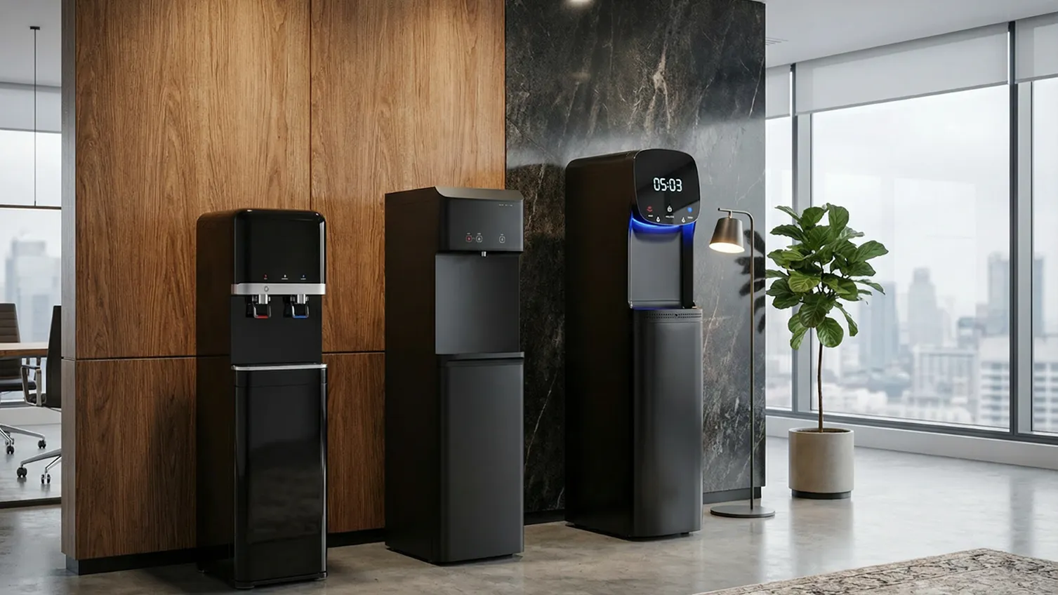 Bluedrop B4 and B7 water coolers